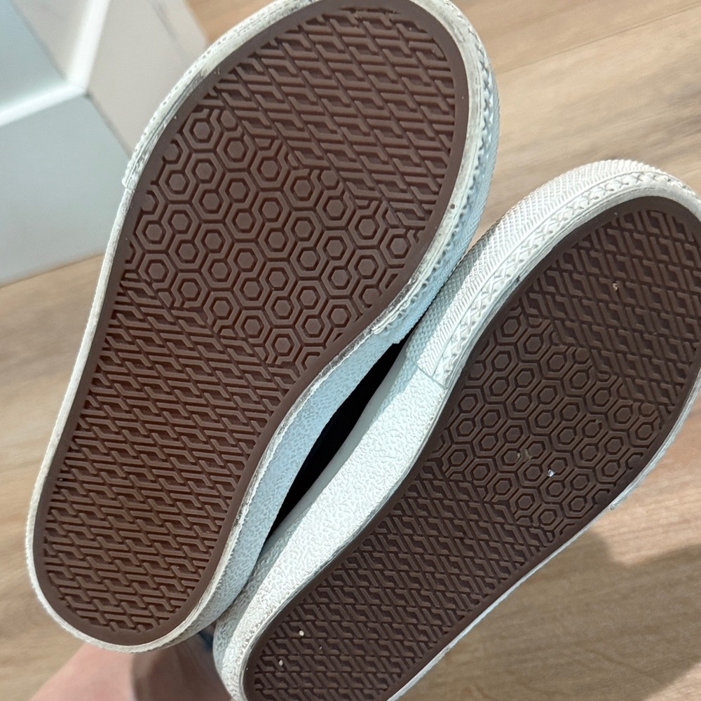 Burberry Kids Black and White Logo Sneakers - Picture 5 of 5